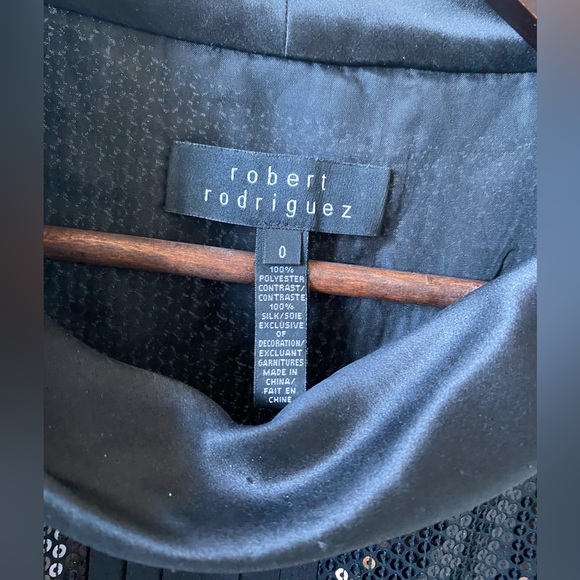 Robert Rodriguez Black Sparkle Shirt - Picture 1 of 4